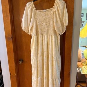 3X Baltic Born Butter Yellow Maxi Dress